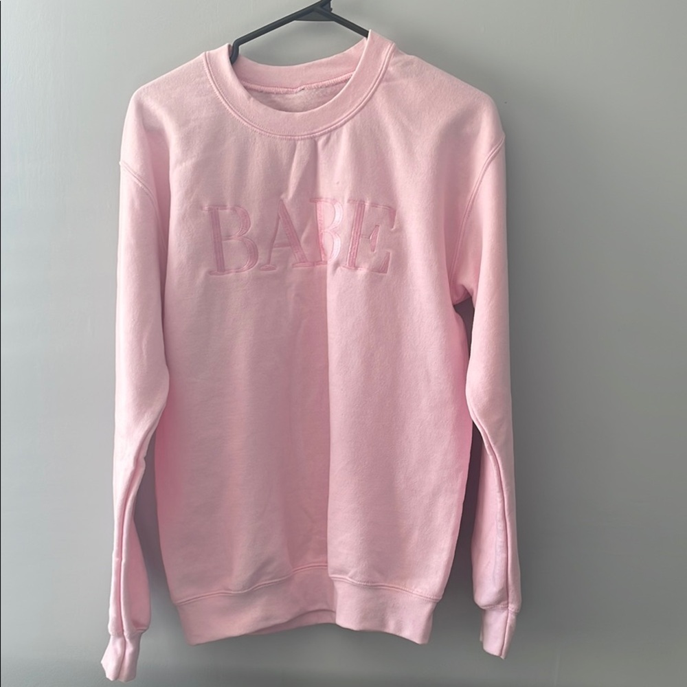Pink 'Babe' Women's Sweater